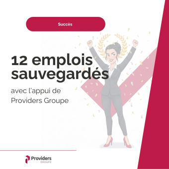 12 emplois sauvegard&eacute;s avec l'appui de Providers